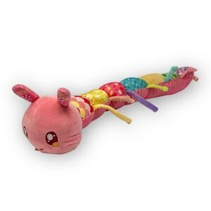 Musical Caterpillar Stuffed Plush Animal Developmental Baby Toy Pink No Brand